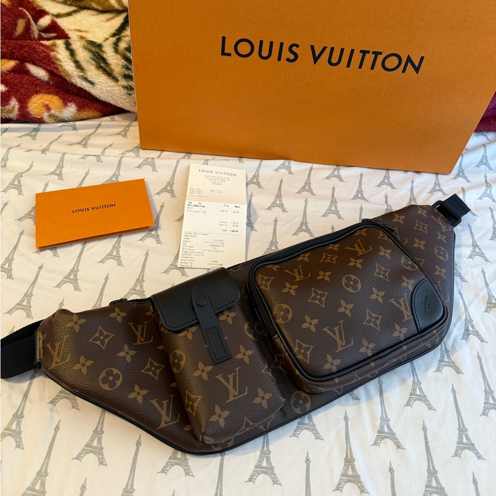 Louis Vuitton Monogram Brown Belt Bag